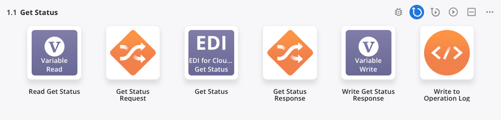 EDI for Cloud v2 Get Status operation
