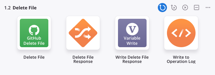 GitHub Delete File operation