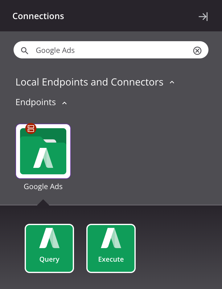 Google Ads activity types