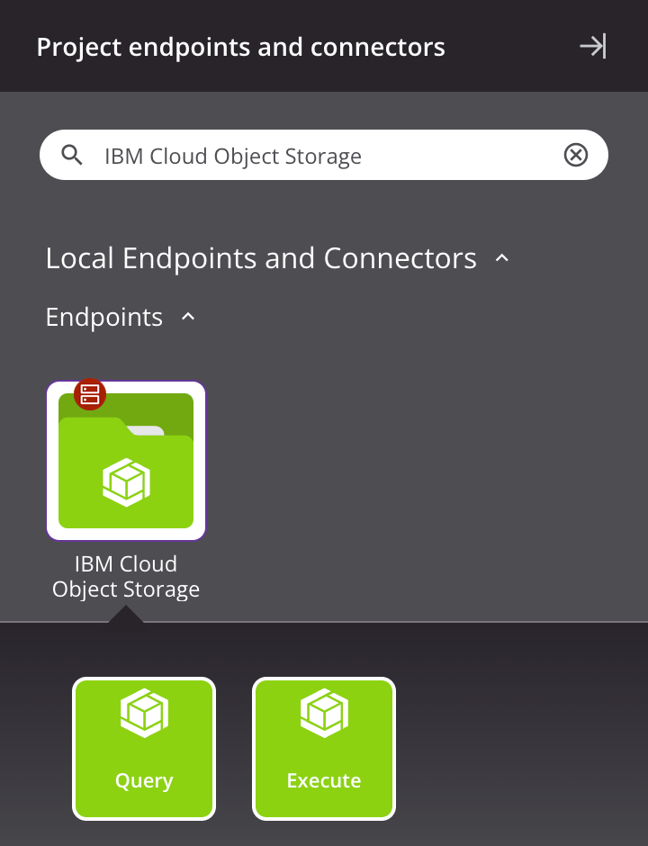 IBM Cloud Object Storage activity types
