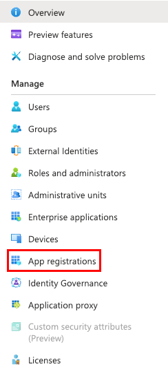 Microsoft Dynamics CRM App registrations