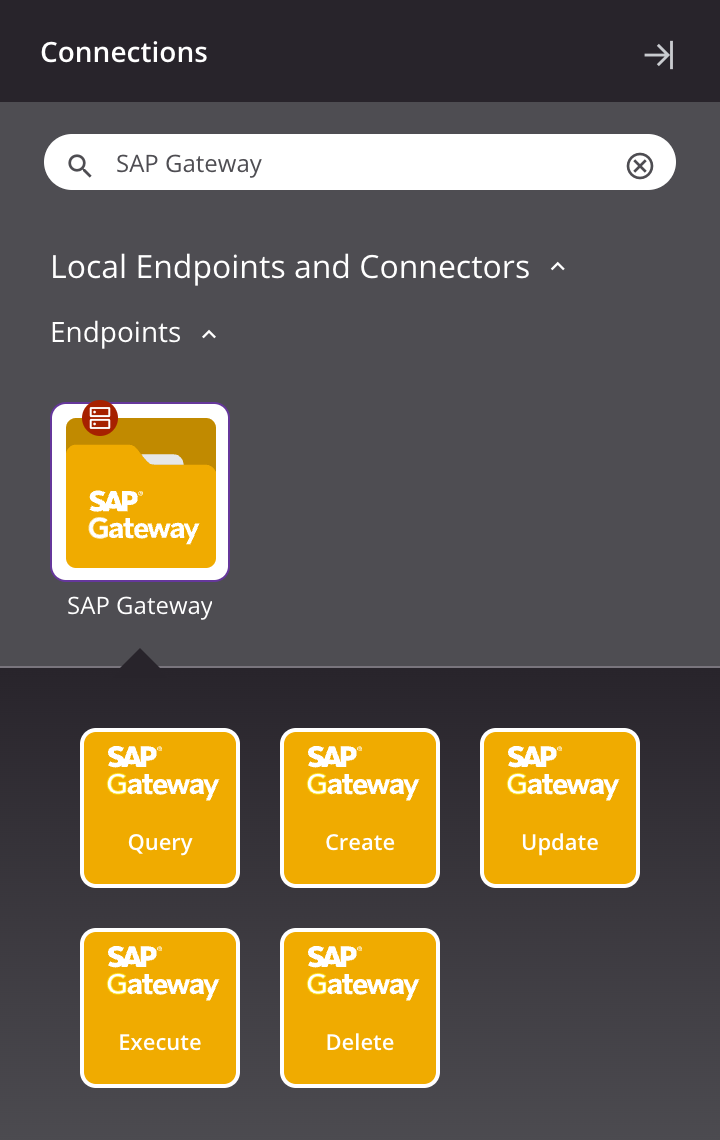 SAP Gateway activity types