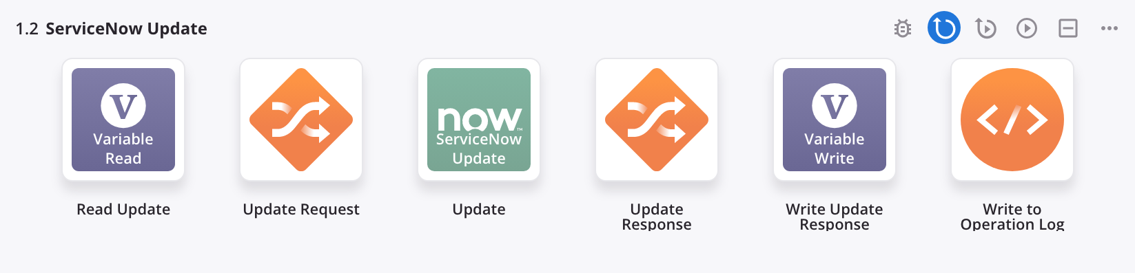 ServiceNow Update operation
