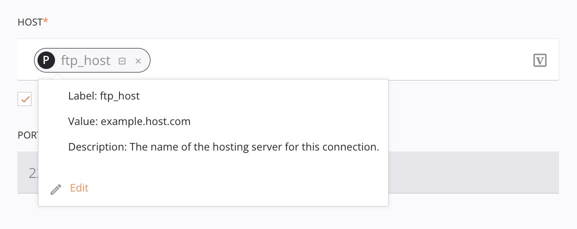 ftp connection host hover