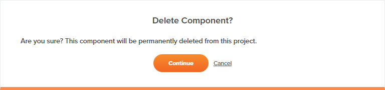 delete component