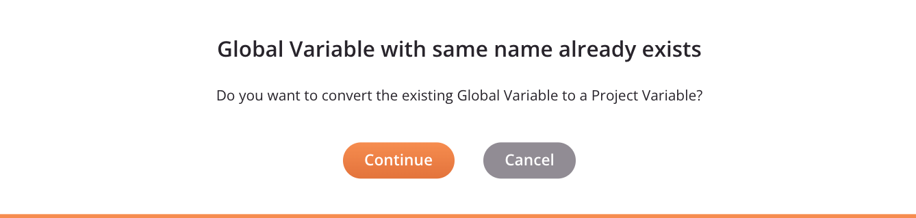 ya existe una variable global con el mismo nombre