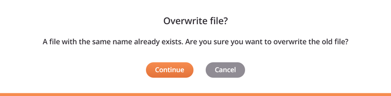 overwrite file