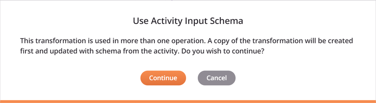 use activity input schema