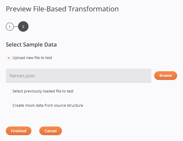 configure select sample data